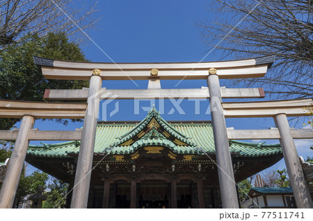【東京都隅田区】牛嶋神社 三輪鳥居 【東京都隅田区】牛嶋神社 三輪鳥居 77511741