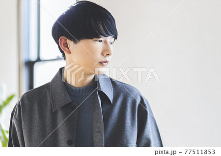 男性　ポートレート 77511853
