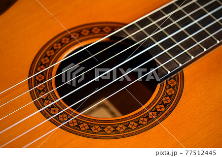 クラシックギターのサウンドホール 77512445