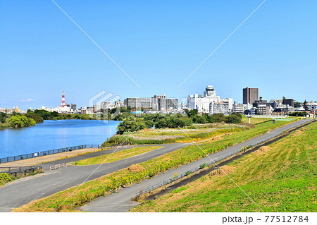 松戸駅周辺を望む(千葉県松戸市)【2020.10】 松戸駅周辺を望む(千葉県松戸市)【2020.10】 77512784