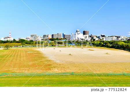 葛飾橋より松戸駅周辺を望む(千葉県松戸市)【2020.10】 77512824