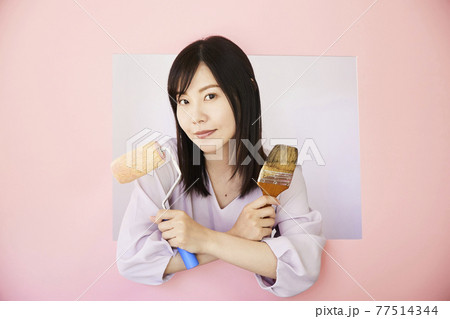 DIY woman stock image 77514344