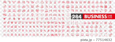 business contacts icons set vector 77514632