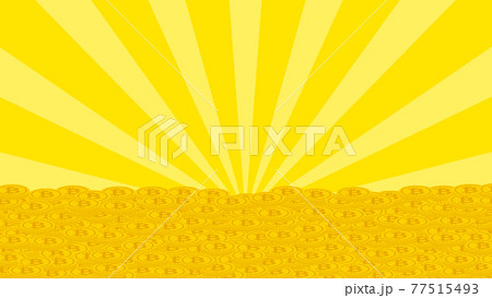 ビットコイン 背景イラスト ビットコイン 背景イラスト 77515493