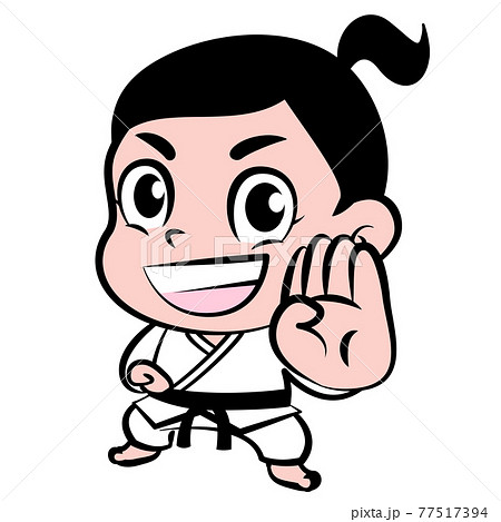 空手 カラテ 格闘技 武道 イラスト素材のイラスト素材