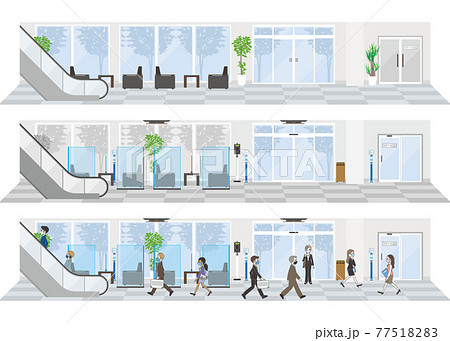 新しいオフィスのスタイル オフィスの感染対策 新しいオフィスのスタイル オフィスの感染対策 77518283