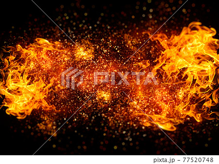 火　炎　爆発 77520748