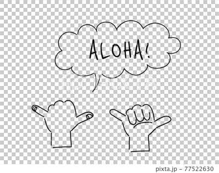 ALOHA 手圖手勢 77522630