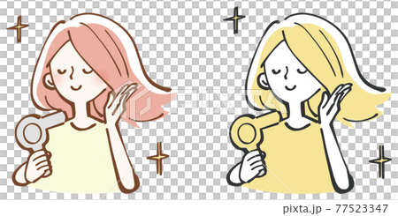 Hair beauty beauty woman illustration 77523347
