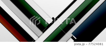 Color abstract lines trendy geometric background for business or technology presentation, internet poster or web brochure cover, wallpaper Color abstract lines trendy geometric background for business or technology presentation, internet poster or web brochure cover, wallpaper 77524081