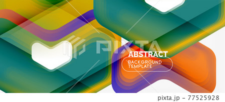 Vector 3d arrow geometric composition, abstract background for business or technology presentation, internet poster or web brochure cover, wallpaper Vector 3d arrow geometric composition, abstract background for business or technology presentation, internet poster or web brochure cover, wallpaper 77525928