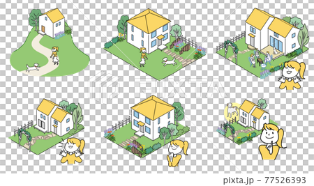 夢寐以求的郊區住宅6件套 77526393