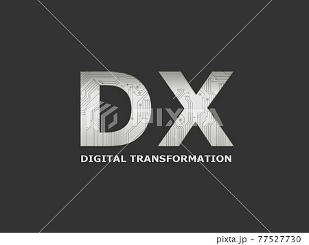 デジタルトランスフォーメーション 背景素材 デジタルトランスフォーメーション 背景素材 77527730