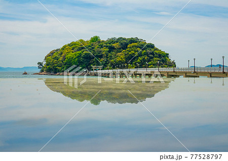 蒲郡のシンボル、竹島〈愛知県蒲郡市〉 77528797