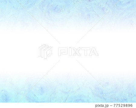 オイルパステルで描いた抽象画風バラの背景素材/青色 中央から上下に濃くなるグラデーション 横 他色有り 77529896