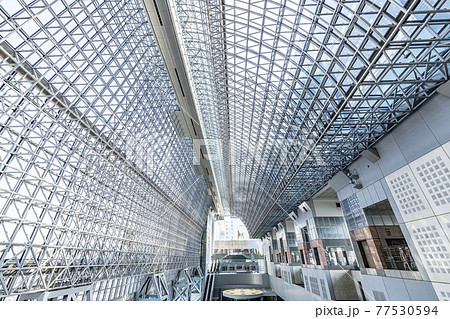 京都府京都市　JR京都駅のガラス天井 77530594