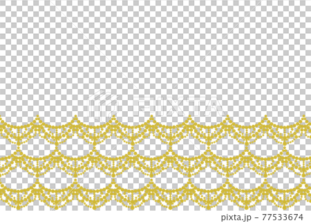 金項鍊花邊背景圖 77533674