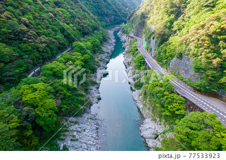 初夏の大歩危峡 初夏の大歩危峡 77533923