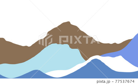 抽象背景　テンプレート　グラフィック素材 77537674