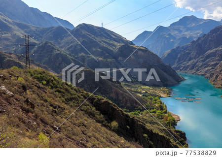 The Naryn River, Kyrgyzstan The Naryn River, Kyrgyzstan 77538829