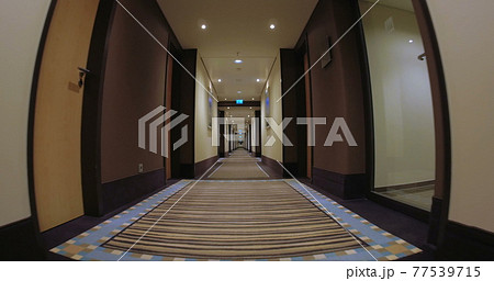 Corridor of Modern Hotel 77539715