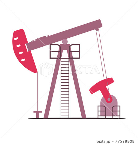 Oil pump cartoon vector illustration.... - Stock Illustration [77539909] -  PIXTA