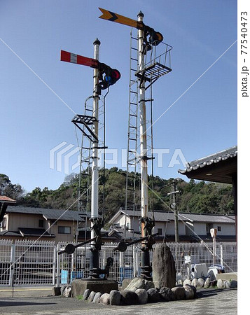 腕木式信号テコのあった頃の伊賀上野駅 腕木式信号テコのあったころの伊賀上野駅 国内現役最後の