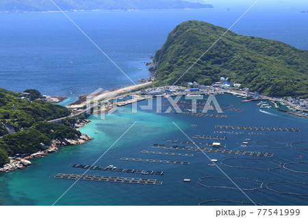 柏島　高知県の美しい海　初夏　（大月町）	 77541999