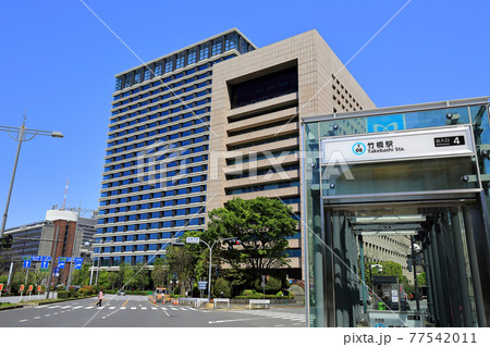 東京　大手町の都市風景　丸紅新本社ビル 77542011