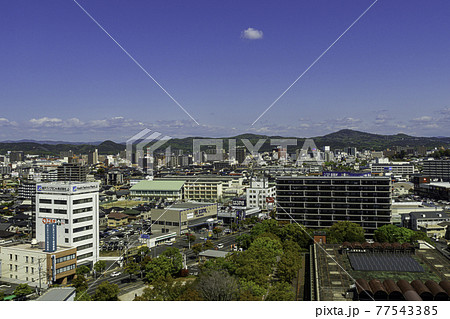 倉敷市役所　倉敷市街地　倉敷駅方面　岡山県倉敷市 77543385