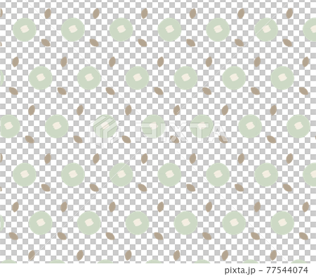 パターン素材・大人かわいい花柄 パターン素材・大人かわいい花柄 77544074