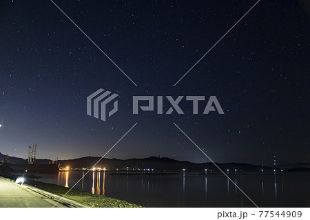瀬戸内の夏の星景　昇るオリオン座 77544909