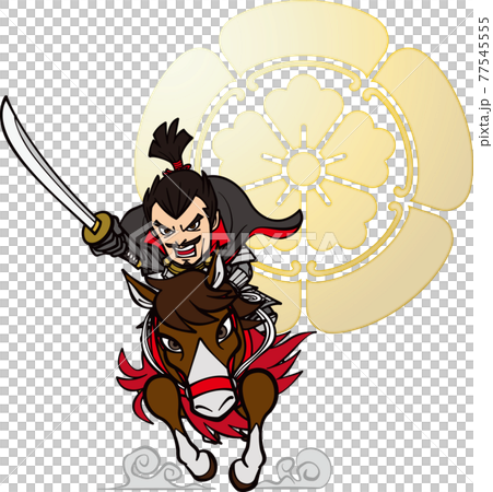 織田信長接受騎馬挑戰【3頭和家徽】 77545555