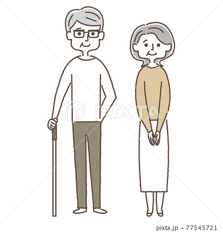 老夫婦_全身 老夫婦_全身 77545721