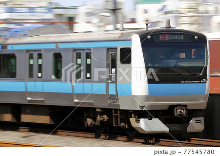 ［JK］京浜東北線E233系（快速電車：流し撮り） 77545780