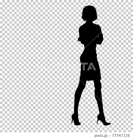 シルエット女性ポーズアラカルト permingCG イラスト素材 シルエット女性ポーズアラカルト permingCG イラスト素材 77547138