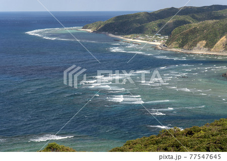 奄美大島の蒲生崎展望台からの眺望 77547645