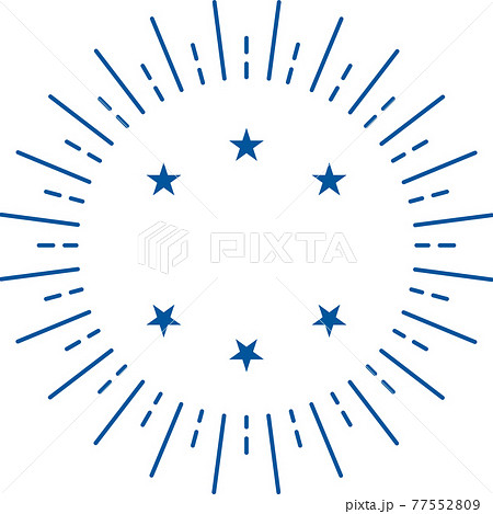 Vintage star beam Badge, logo or award icon. Vintage star beam Badge, logo or award icon. 77552809