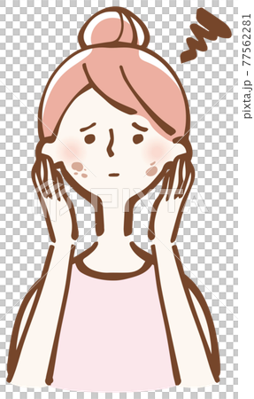 Stain female illustration Stain female illustration 77562281
