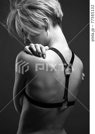 sexy body girl weared leather swordbelt sexy body girl weared leather swordbelt 77565132