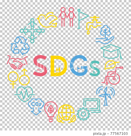 SDGs 可持續發展目標標誌 SDGs 可持續發展目標標誌 77567103