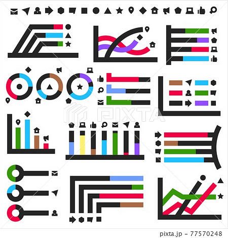 Set of siple infographic elements.  77570248