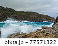 Anthony Quinn bay on a stormy day 77571322