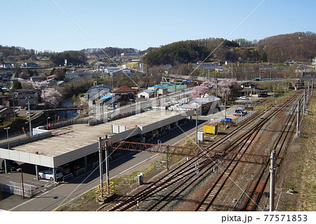 東北新幹線　いわて沼宮内駅（西口側）にて 77571853