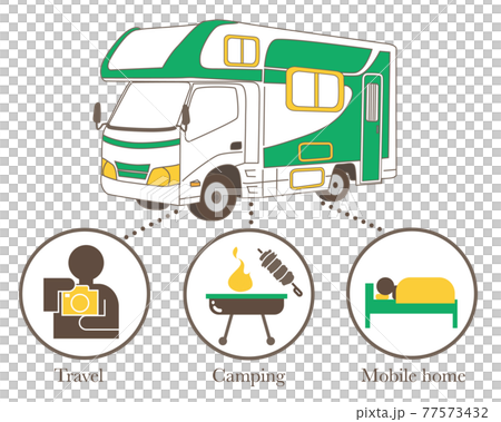 Camper Infographic Leisure Outing Camper Infographic Leisure Outing 77573432