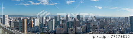2015年10月3日梅田スカイビルから大阪市内パノラマ 2015年10月3日梅田スカイビルから大阪市内パノラマ 77573816