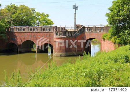 東京都葛飾区西水元の閘門橋 こうもんばし 東京都葛飾区西水元の閘門橋 こうもんばし 77574499