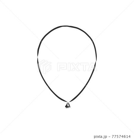 Illustration balloon. Doodle style, balloon vector sketch illustration Illustration balloon. Doodle style, balloon vector sketch illustration 77574614