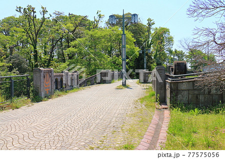 東京都葛飾区西水元の閘門橋　こうもんばし 77575056