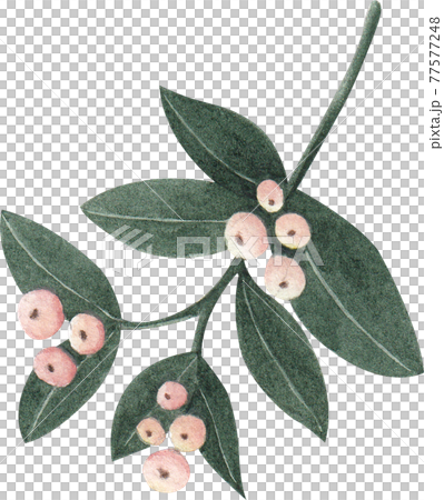 Flowers and landscape decor watercolor Flowers and landscape decor watercolor 77577248